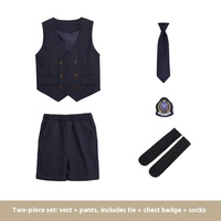 Costume de performance d'été et de remise des diplômes pour l'école primaire, la maternelle, la chorale et l'uniforme scolaire des enfants.