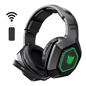 Audífonos para Juegos <span class=keywords><strong>ONIKUMA</strong></span> <span class=keywords><strong>K10</strong></span> con Cable e Inalámbricos de 2.4G, Luz Verde, Auriculares Gamer para PS4 PRO - Product Image 1