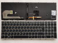 Claviers en gros pour ordinateurs portables Belgique Japonais Danois Brésilien Bulgare RU Clavier pour HP 850 G5 BE Disposition Azerty