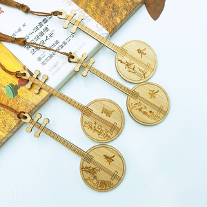 OEM Wholesale Eco-Friendly Wood and Bamboo Bookmarks Handcrafted Carved Love Style Crafts for Book Lovers
