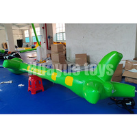HUAYUE Jeu d'avion gonflable d'extérieur amusant Jeu de sport gonflable Jeux de team building pour enfants et adultes