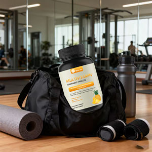 चीन थोक तटस्थता पूरक उष्णकटिबंधीय बेरी स्वाद मल्टीविटामिन चबाने योग्य गोलियां 9 मिलीग्राम अत्यधिक अवशोषित लौह वयस्क - Product Image 6