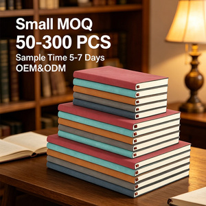 Nouveau style rétro, carnet A5, couverture <span class=keywords><strong>en</strong></span> cuir d'agneau imitation, haute valeur chromatique, reliure cousue pour l'écriture de journaux <span class=keywords><strong>et</strong></span> les cadeaux - Product Image 1