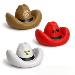 Sombrero de Vaquero de la Marca OEM XW9389, Juguete Antiestrés, Decoración para Fiestas, Estilo Occidental, Logotipo Personalizado, Unisex, Mayores de 14 Años - Product Image 1