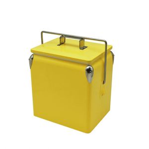 <b>Portable</b> PP Wine Cooler 13L Classic Cooler Box with Ice Retention Metal Construction Promotional Gift Wine <b>Fridge</b> - Product Image 4