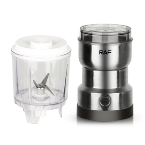 Moulin à épices, noix et céréales automatique économique, mini moulin à café électrique en acier inoxydable avec grande tasse amovible - Product Image 3
