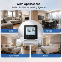 Nuevo Termostato Inteligente WiFi Tuya Actualizado, Termostato Programable Semanal, Control por Voz con Alexa y Google, CE RoHS