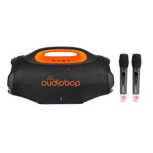 Enceinte DJ portable Oudiobop 130W sans fil avec caisson de basses, alimentation par batterie, entrée AUX, pour fêtes en extérieur - Product Image 1