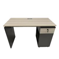 Bureau de direction commercial moderne personnalisé en gros, modulaire, extensible, avec tiroirs simples verrouillables, pour usage étudiant, bureau à domicile