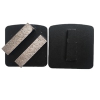 Chaussures de meulage pour souliers rectangulaires, ailes, outil de polissage du béton, outils de meulage en diamant pour Machine à ange, pièces