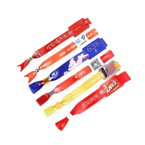 <span class=keywords><strong>2025</strong></span> lễ hội vải Vòng đeo tay dệt dây đeo cổ tay với một thời gian sử dụng đóng cửa cho các sự kiện polyesters dây buộc - Product Image 1