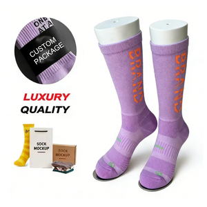 Chaussettes de sport personnalisées en gros, antidérapantes, respirantes, pour le cyclisme et la course à pied, avec personnalisation du logo - Product Image 2