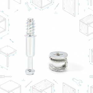 Vis de <span class=keywords><strong>fixation</strong></span> pour meubles, connecteur à came <span class=keywords><strong>excentrique</strong></span>, goujon, connecteur Minifix, accessoires de meubles - Product Image 2
