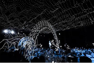 ซุ้มโค้งเหล็กตกแต่งงานแต่งงานกลางแจ้งในร่มสำหรับงานปาร์ตี้  แบบวงกลม  นำกลับมาใช้ใหม่ได้  ถอดประกอบได้  พร้อมไฟ LED  สำหรับตกแต่งฉากหลัง - Product Image 3