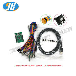 Xinmotek DIY Game Controller <b>USB</b> Zero Delay Board With Joystick Dual <b>Player</b> PS3 Raspberry Pi Coin Operated Games Arcades Type 32 - Product Image 2