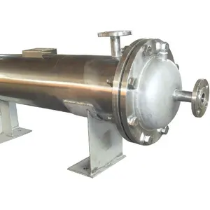 Vapor condenser Stainless steel SS316L shell and tube heat exchanger