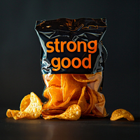 Sachets Doypack 50g Recyclables et Écologiques pour Chips de Pommes de Terre avec Impression Héliogravure et Soudure Arrière pour Expédition Express