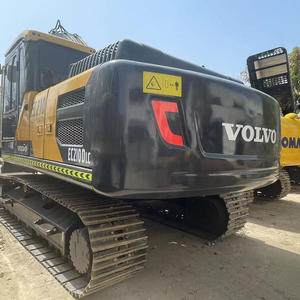 Excavadora de orugas VOLVO 210 usada, equipo pesado hidráulico de 20 toneladas, excavadora Volvo de segunda mano bien mantenida para la construcción - Product Image 3