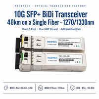Module SFP+ 10G 1310nm à fibre optique 40km, émetteur-récepteur SFP 10 Gbit/s