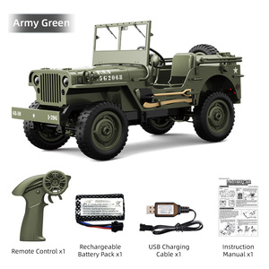 Nouvel Arrivage C8815 Camion Militaire Télécommandé 2.4GHz, Véhicule Tout-Terrain 1:10, Modèle de Simulation de Camion Militaire <span class=keywords><strong>1941</strong></span> - Product Image 6