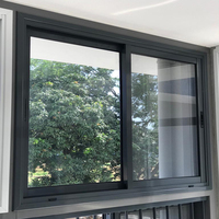 Ventanas de Impacto APRO Models, Nuevas, Aprobadas para Florida, Resistentes a Huracanes, con Mosquitera, para Sala de Estar, Acero Inoxidable, Horizontales, Modernas, MD80H