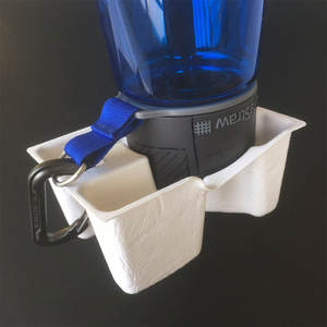 Bandeja de prensado en seco de pulpa de bagazo de molde desechable para embalaje de botellas de agua inserto de caja moldeada de pulpa de papel biodegradable personalizado - Product Image 4