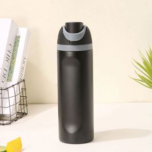 16oz 19oz 24oz 32oz Sport Vacuum Water <b>Bottle</b> <b>Flip</b> <b>Top</b> Lid 304 Stainless Steel Double Wall Insulated 12-24hr Thermal - Product Image 2