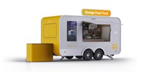 Nouvelle remorque de restauration rapide mobile entièrement équipée, camion de restauration rapide, usine de snacks, bonbons, chips, résistant à la rouille, 4 roues, équipement de cuisine complet