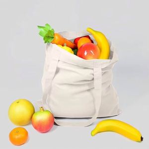 Sacs fourre-tout en toile de couleur unie personnalisables - Sacs fourre-tout en toile personnalisés, sacs à bandoulière en toile, sacs en toile personnalisés simples - Product Image 4