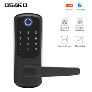 amazon best selling enable home security smart mobile app keyless wifi dongguan smart fingerprint door lock with key