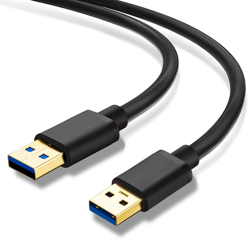 wholesales mobile accessories double usb-A to usb-A cable for phone/for computer