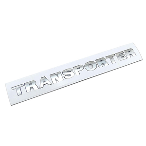 Autocollant en plastique ABS chromé, autocollant avec inscription TRANSPORTER pour Transporter T5 T6 - Product Image 1