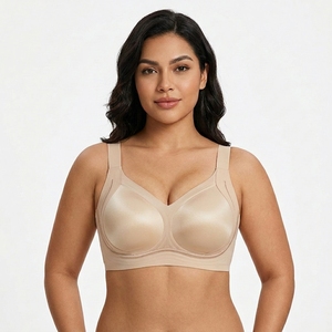 Soutiens-gorge sans couture en gros pour femmes, grandes tailles, respirants, push-up, sensation seconde peau, soutien liftant, pour le sport et le quotidien, lingerie pour poitrines généreuses - Product Image 1