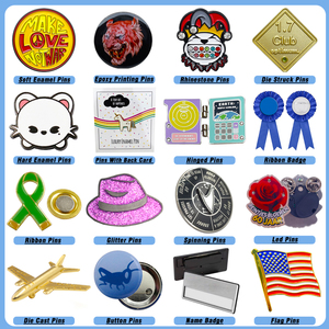 Fabrication en gros, conception gratuite, badges en émail dur mignons et kawaii, logo d'anime, épingles à revers en métal, badges en émail doux personnalisés - Product Image 4