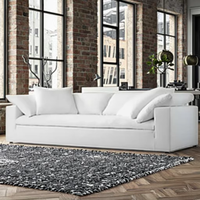 Luxus-Sofagarnitur Wohnzimmer Modernes Samt-Sofa Stoff-Cloud-Sofa Modernes Modulares Sofa