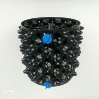 Pots d'élagage aérien portables noirs en gros, faciles à transporter, en plastique HDPE écologique, capacité 5,4 L, marque Youfeng, modèle LMP-323
