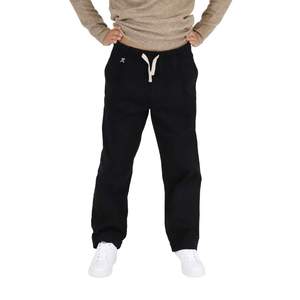 Pantaloni chino con Logo personalizzabili antirughe formale Slim Fit con cerniera dritta nera Uma23149p pantaloni XL 6XL tinta tinta in tinta unita - Product Image 1
