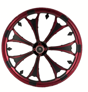 Nouvelles roues de rechange pour moto de rue SUZUKI GN125 GN150 GN200 GN250, moyeu en alliage d'aluminium anodisé à 7 rayons, garantie 1 an - Product Image 1
