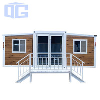 Maison conteneur à toit triangulaire à deux étages, appartement pour le personnel, 20 pieds, 30 pieds, 40 pieds, avec terrasse, maison hivernée