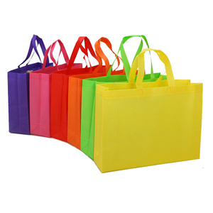 Écologique <span class=keywords><strong>original</strong></span> usine prix compétitif impression acceptable laminé logo personnalisé pliable sacs à provisions - Product Image 2
