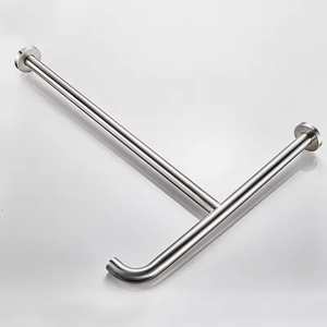 Barre <span class=keywords><strong>d</strong></span>'appui en acier inoxydable sans obstacle, accoudoir <span class=keywords><strong>de</strong></span> toilette, support <span class=keywords><strong>de</strong></span> bras, support <span class=keywords><strong>de</strong></span> sol rabattable, accoudoirs <span class=keywords><strong>de</strong></span> toilette au sol pour personnes âgées - Product Image 6