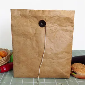 Eco Custom Tyvek Paper Kids Lunch Bag Dupont Paper Cooler Snack Bag Grocery Storage For Food