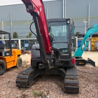 Mini-excavatrice Yanmar VIO55-6B d'occasion, 5,5 tonnes, d'origine japonaise, en bon état, VIo35-6B VIo60 VIo80-5B, accessoires inclus