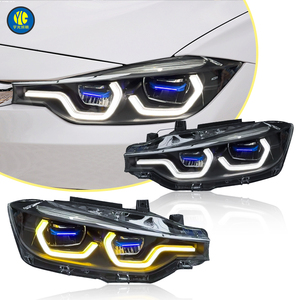 Fari LED YU GUANG per <span class=keywords><strong>BMW</strong></span> <span class=keywords><strong>Serie</strong></span> <span class=keywords><strong>3</strong></span> F30 F35 <span class=keywords><strong>2013</strong></span>-2018, Aggiornamento da Alogeni e Xenon a LED, Proiettori LED Ikons - Product Image 6