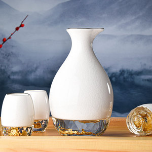 Usine directe Xinghua porcelaine petite taille verre à <span class=keywords><strong>vin</strong></span> <span class=keywords><strong>mouton</strong></span> graisse Jade ménage distributeur de <span class=keywords><strong>vin</strong></span> avec costume de feuille d'or pour les cadeaux - Product Image 2