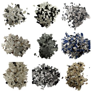 Escamas Decorativas de Vinilo para <span class=keywords><strong>Pisos</strong></span> Epóxicos sobre Concreto, Cemento y Azulejos de Cerámica para <span class=keywords><strong>Pisos</strong></span> de Garaje - Product Image 3