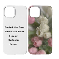 Coque de téléphone portable personnalisée en PC rigide par sublimation, coque vierge pour designer, coques de téléphone 3D par sublimation pour iPhone 14 15 16 17 Pro