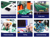 Assemblage de circuits imprimés OEM personnalisés, traitement SMT, circuits électroniques pour onduleurs de puissance portables automobiles