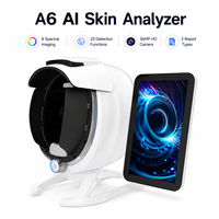 Analizador de Piel A6 con IA, 8 Imágenes Espectrales, 36MP, Máquina de Análisis Facial con 23 Funciones de Detección para Salón, Spa, Clínica, OEM, ODM