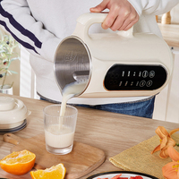 Blender Pemanas Listrik Portabel 1200ml Terlaris, Peralatan Dapur Pintar, Pembuat Susu Kacang & Susu Kedelai, Mesin Susu Kedelai